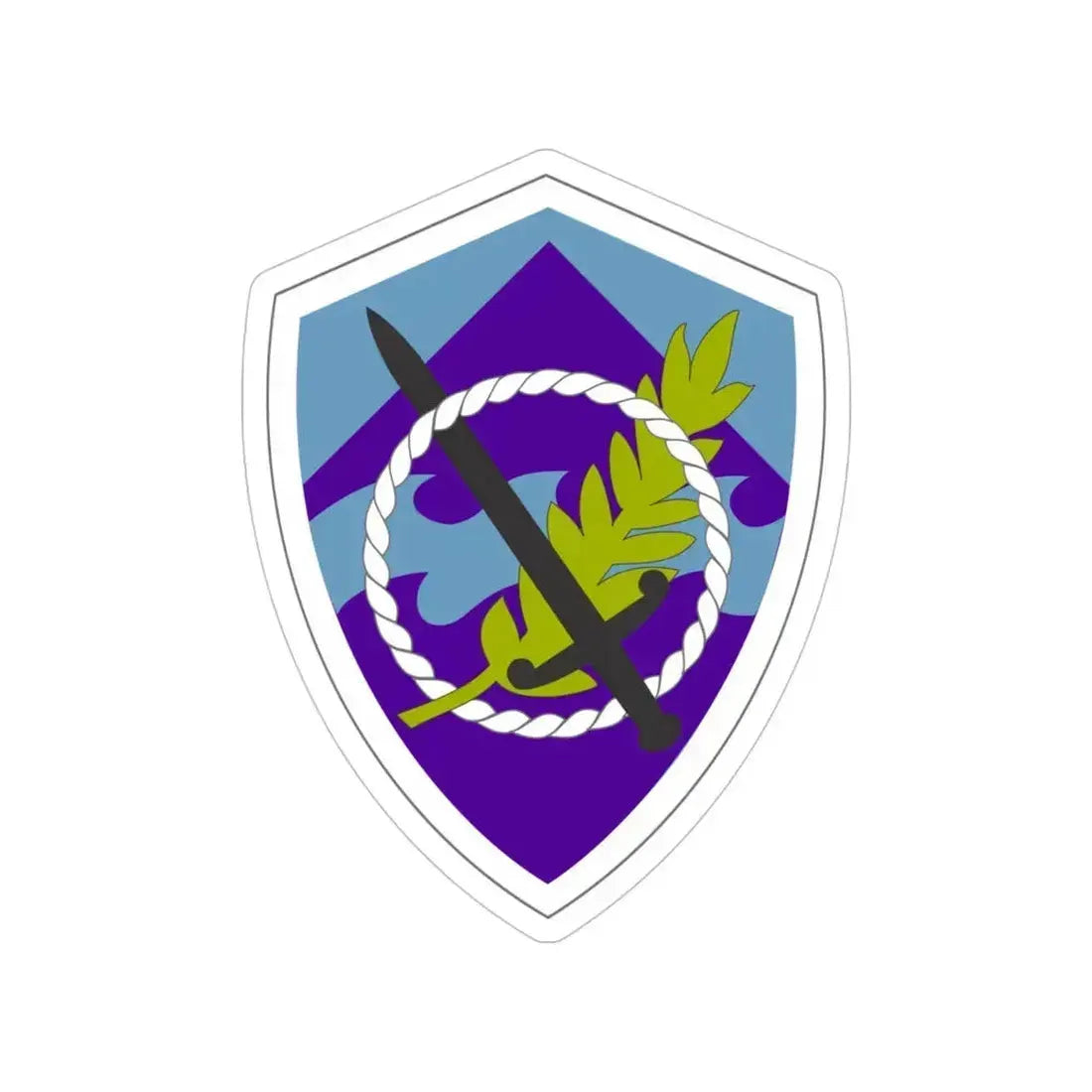 350 Civil Affairs Command (U.S. Army) Transparent STICKER Die-Cut Vinyl Decal 5 Inch - The Sticker Space