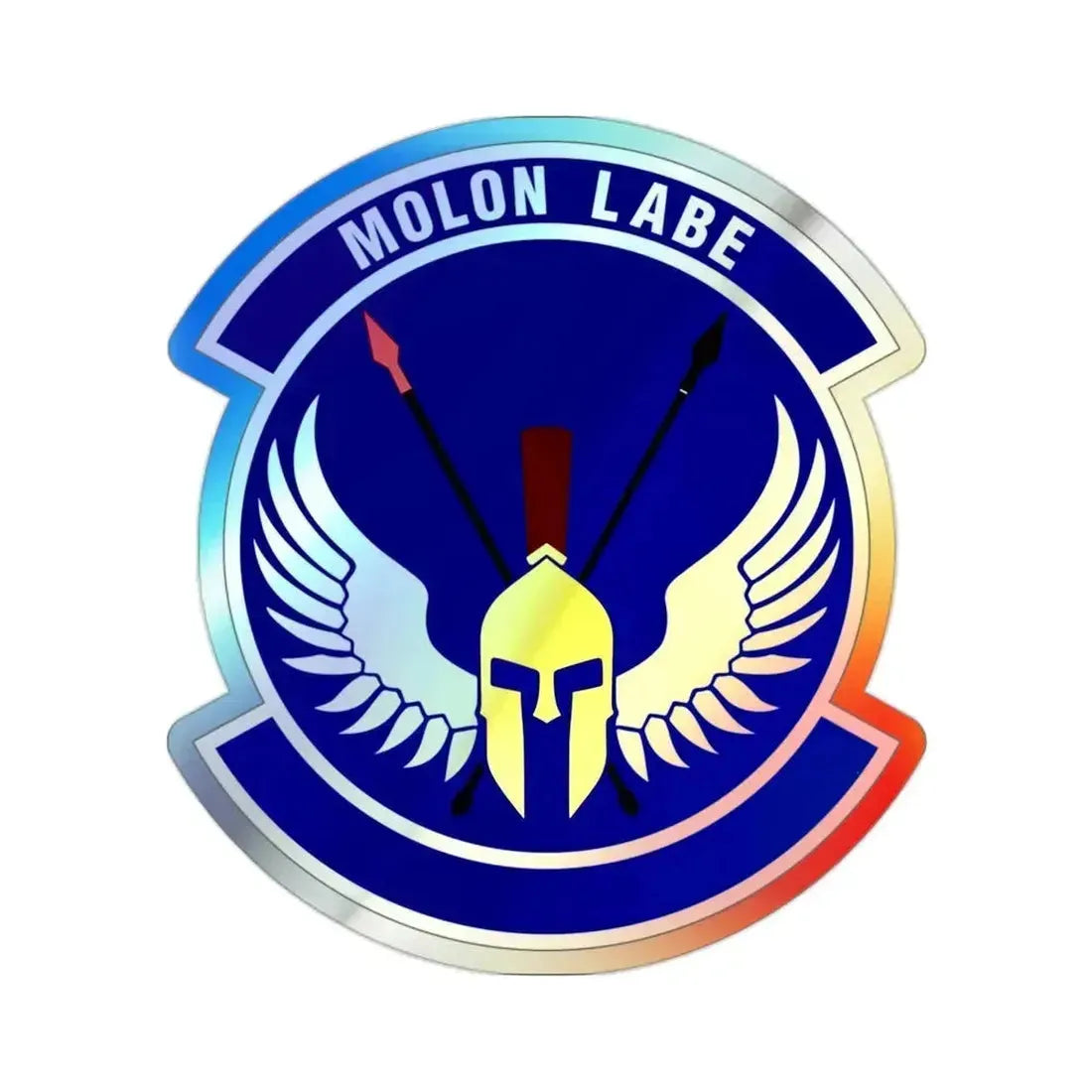 350 Special Warfare Training Squadron AETC (U.S. Air Force) Holographic STICKER Die-Cut Vinyl Decal 2 Inch Holographic - The Sticker Space