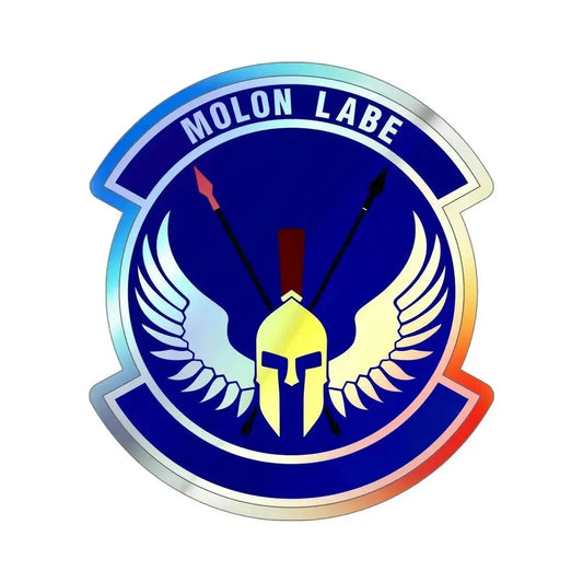 350 Special Warfare Training Squadron AETC (U.S. Air Force) Holographic STICKER Die-Cut Vinyl Decal 6 Inch Holographic - The Sticker Space