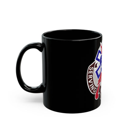 350 Surgical Hospital (U.S. Army) Black Coffee Mug-The Sticker Space