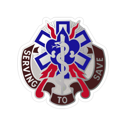 350 Surgical Hospital (U.S. Army) Transparent STICKER Die-Cut Vinyl Decal-2 Inch-The Sticker Space