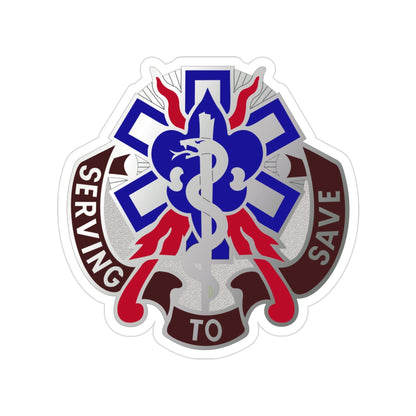 350 Surgical Hospital (U.S. Army) Transparent STICKER Die-Cut Vinyl Decal-3 Inch-The Sticker Space