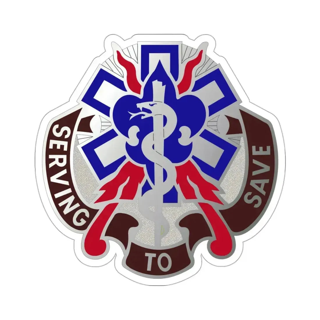 350 Surgical Hospital (U.S. Army) STICKER Vinyl Die-Cut Decal 3 Inch - The Sticker Space