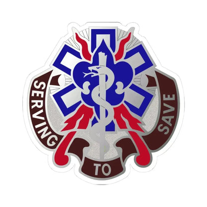 350 Surgical Hospital (U.S. Army) STICKER Vinyl Kiss-Cut Decal 3 Inch White - The Sticker Space