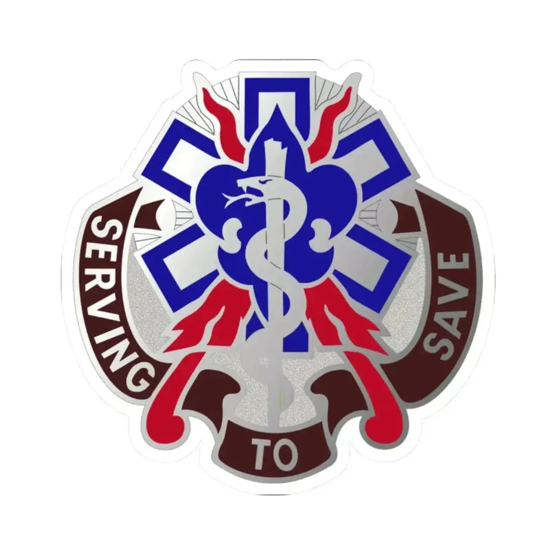 350 Surgical Hospital (U.S. Army) STICKER Vinyl Kiss-Cut Decal - The Sticker Space