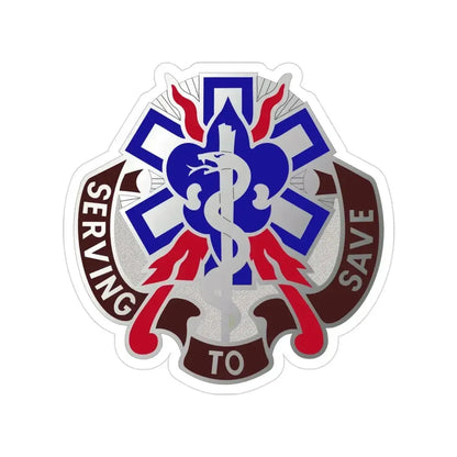 350 Surgical Hospital (U.S. Army) Transparent STICKER Die-Cut Vinyl Decal - The Sticker Space