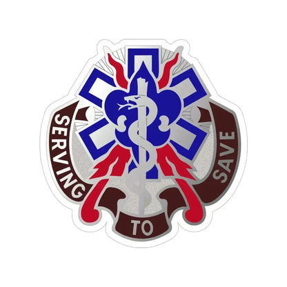 350 Surgical Hospital (U.S. Army) Transparent STICKER Die-Cut Vinyl Decal - The Sticker Space