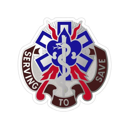 350 Surgical Hospital (U.S. Army) Transparent STICKER Die-Cut Vinyl Decal - The Sticker Space