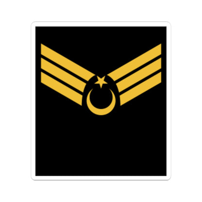 Kıdemli Çavuş rütbe (Turkey) (Military Rank) STICKER Vinyl Kiss-Cut Decal