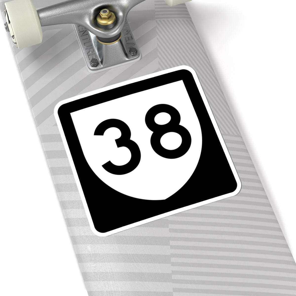 PR urban primary 38 (Puerto Rico) (Road Sign) STICKER Vinyl Kiss-Cut Decal