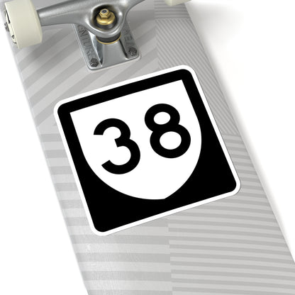 PR urban primary 38 (Puerto Rico) (Road Sign) STICKER Vinyl Kiss-Cut Decal