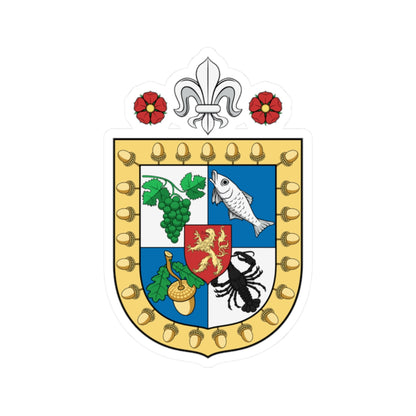 Coa Hungary County Ugocsa history (Hungary) (Coat of Arms) STICKER Vinyl Kiss-Cut Decal