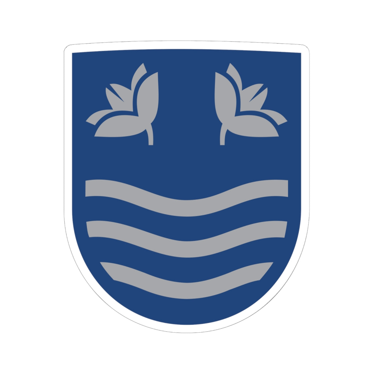 Assens Kommune coa (Denmark) (Coat of Arms) STICKER Vinyl Kiss-Cut Decal