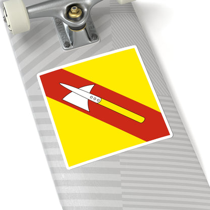 CHE Schlatt-Haslen Flag (Switzerland) STICKER Vinyl Kiss-Cut Decal