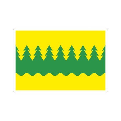Flag of Kainuu (Finland) STICKER Vinyl Kiss-Cut Decal