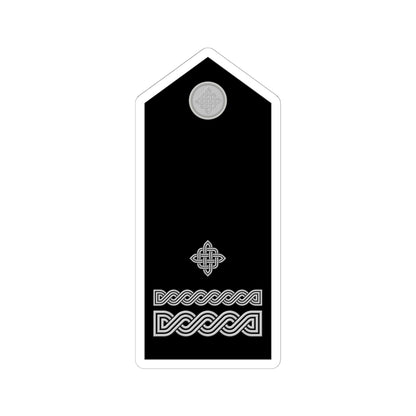 Naramenica svečane odore bojnika HRZ i PZO (Croatia) (Military Rank) STICKER Vinyl Kiss-Cut Decal