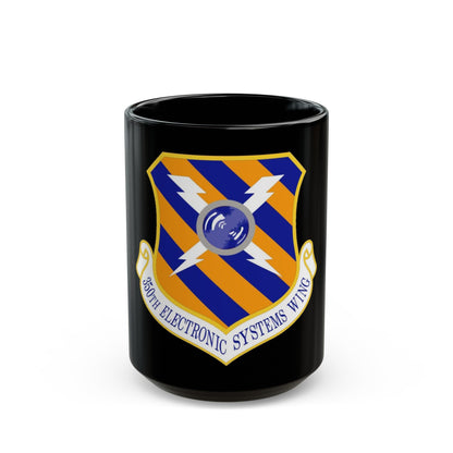 350th Electronic Systems Wing (U.S. Air Force) Black Coffee Mug-15oz-The Sticker Space