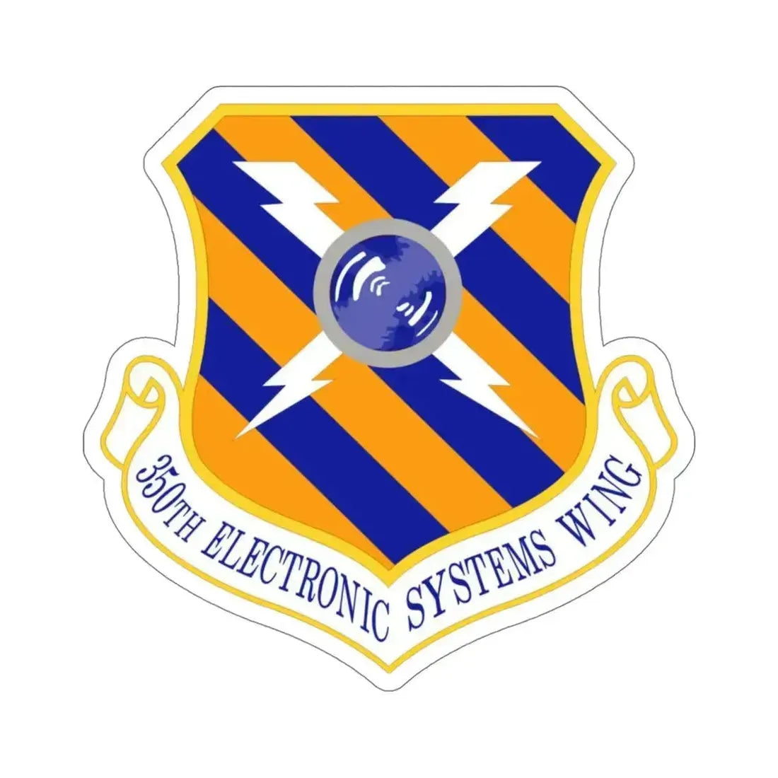 350th Electronic Systems Wing (U.S. Air Force) STICKER Vinyl Die-Cut Decal 5 Inch - The Sticker Space