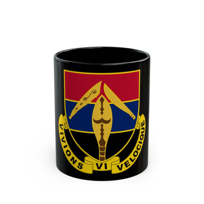 351 Armored Field Artillery Battalion (U.S. Army) Black Coffee Mug-11oz-The Sticker Space