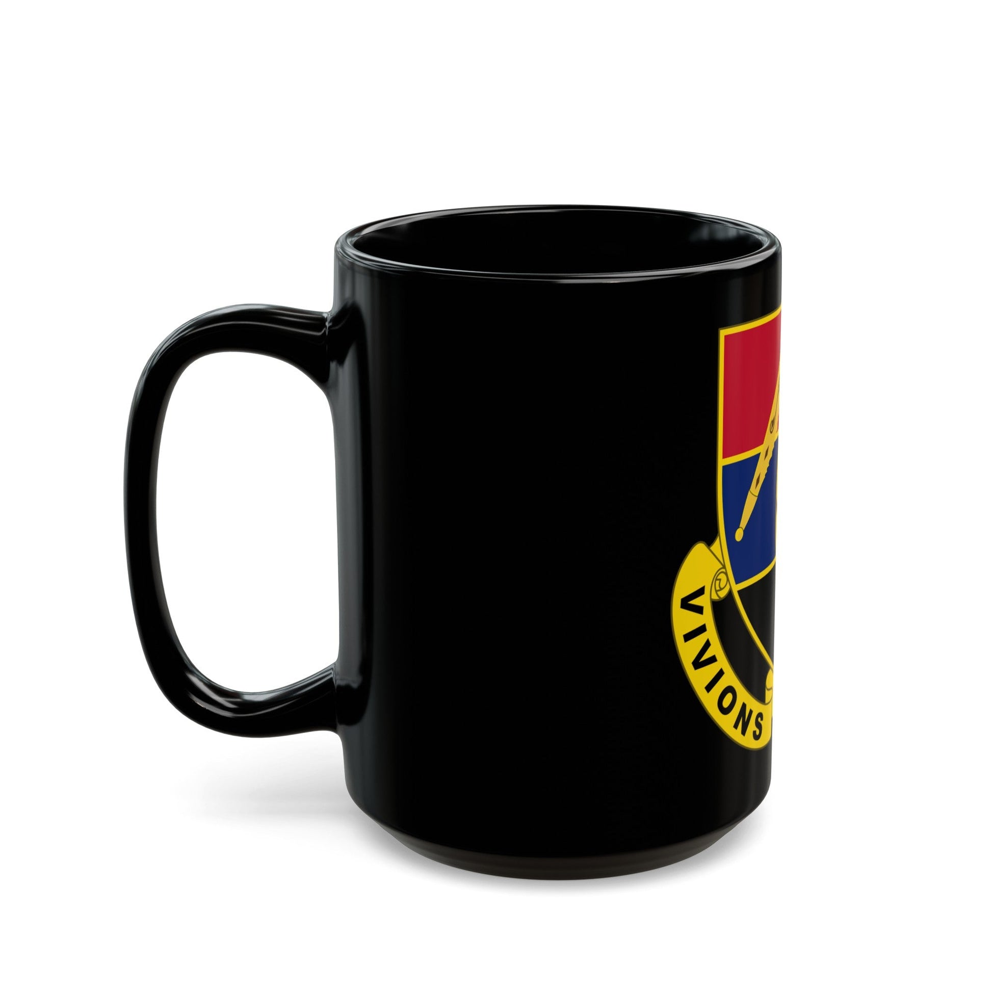 351 Armored Field Artillery Battalion (U.S. Army) Black Coffee Mug-The Sticker Space