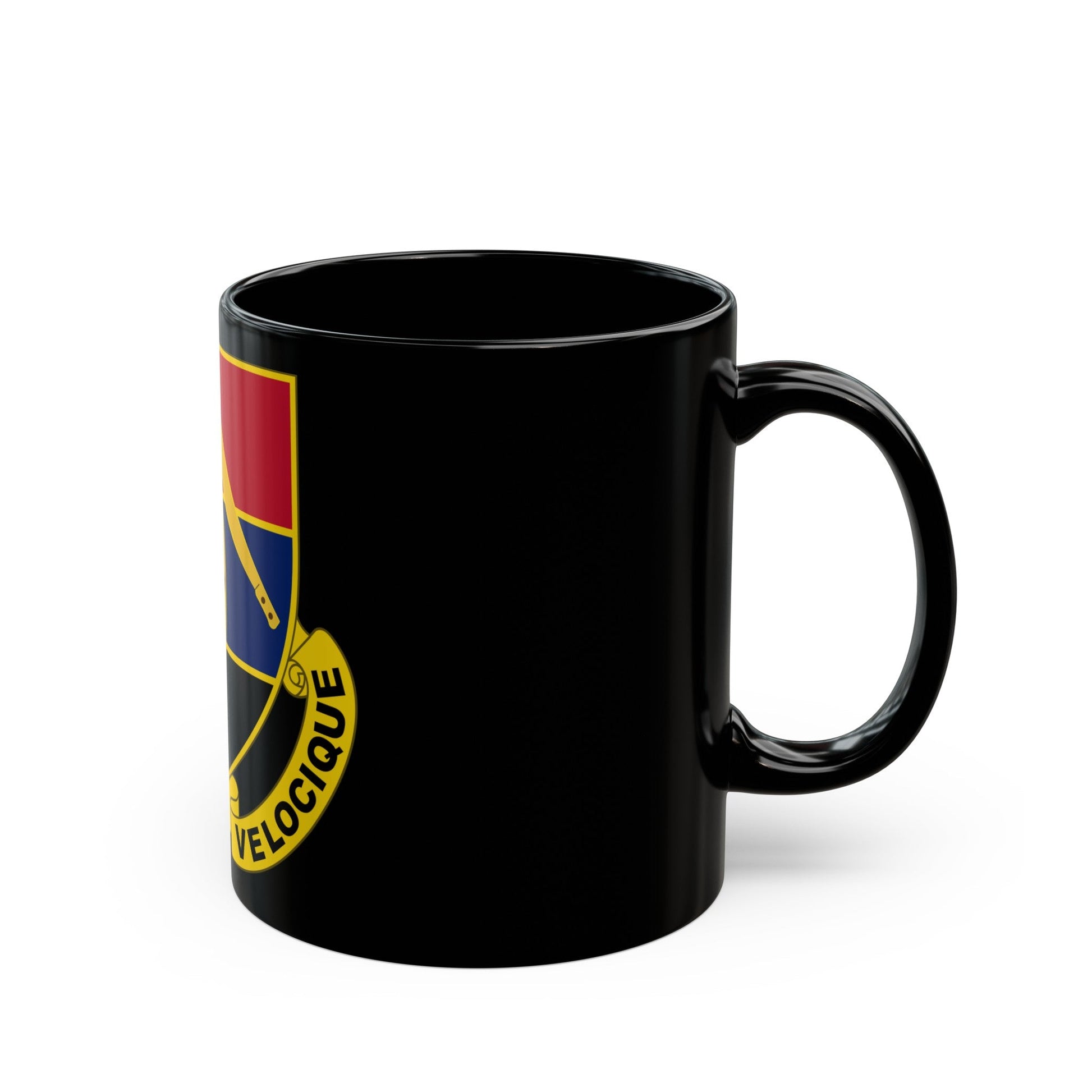 351 Armored Field Artillery Battalion (U.S. Army) Black Coffee Mug-The Sticker Space