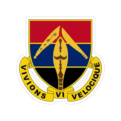 351 Armored Field Artillery Battalion (U.S. Army) Transparent STICKER Die-Cut Vinyl Decal 5 Inch - The Sticker Space