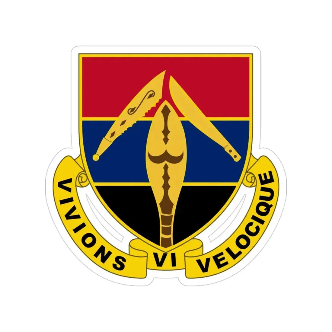 351 Armored Field Artillery Battalion (U.S. Army) Transparent STICKER Die-Cut Vinyl Decal - The Sticker Space