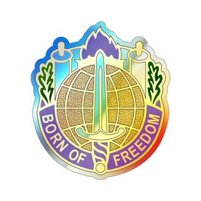 351 Civil Affairs Command 2 (U.S. Army) Holographic STICKER Die-Cut Vinyl Decal - The Sticker Space