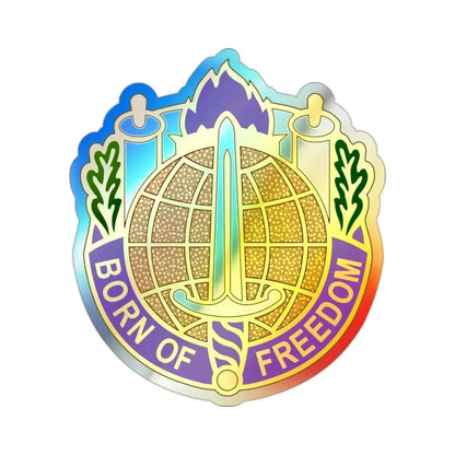 351 Civil Affairs Command 2 (U.S. Army) Holographic STICKER Die-Cut Vinyl Decal - The Sticker Space