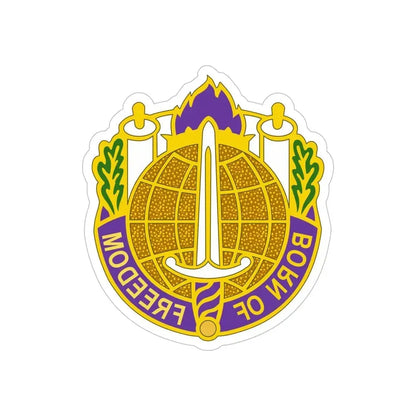 351 Civil Affairs Command 2 (U.S. Army) REVERSE PRINT Transparent Die-Cut STICKER - The Sticker Space