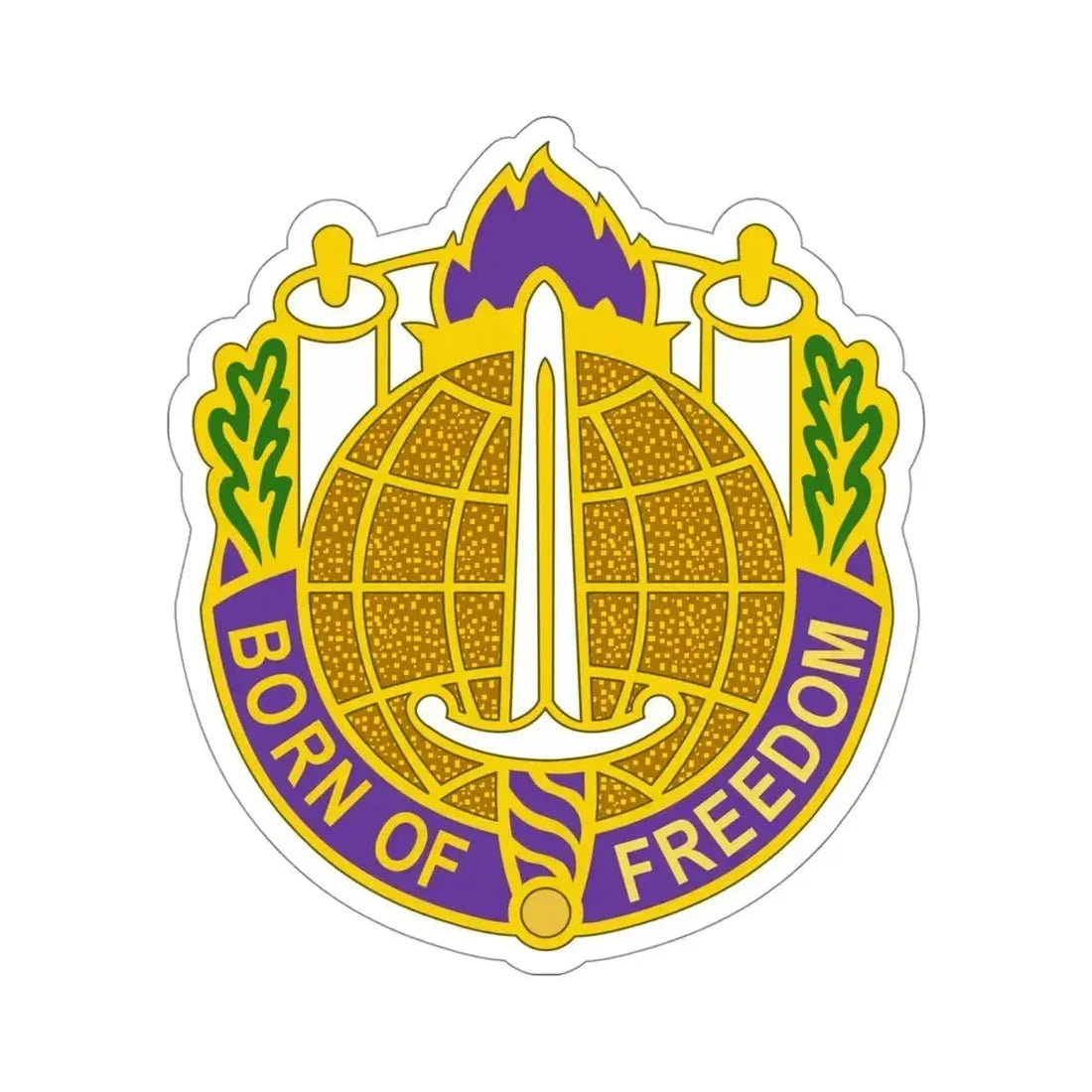 351 Civil Affairs Command 2 (U.S. Army) STICKER Vinyl Die-Cut Decal 4 Inch - The Sticker Space