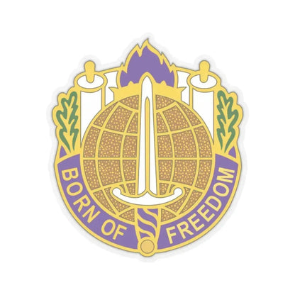 351 Civil Affairs Command 2 (U.S. Army) STICKER Vinyl Kiss-Cut Decal 2 Inch Transparent - The Sticker Space