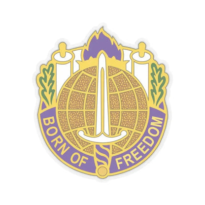 351 Civil Affairs Command 2 (U.S. Army) STICKER Vinyl Kiss-Cut Decal 4 Inch Transparent - The Sticker Space