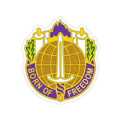 351 Civil Affairs Command 2 (U.S. Army) Transparent STICKER Die-Cut Vinyl Decal 4 Inch - The Sticker Space