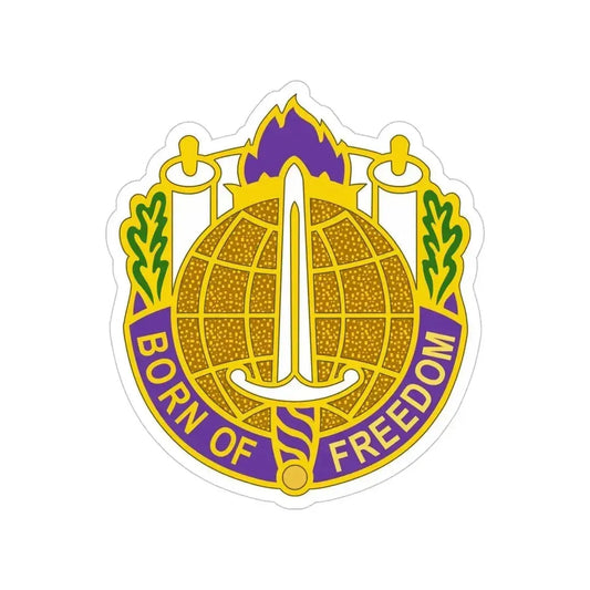 351 Civil Affairs Command 2 (U.S. Army) Transparent STICKER Die-Cut Vinyl Decal 6 Inch - The Sticker Space