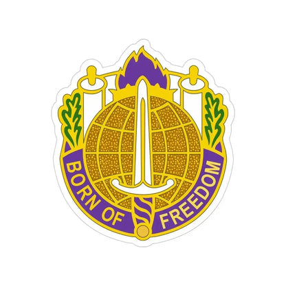 351 Civil Affairs Command 2 (U.S. Army) Transparent STICKER Die-Cut Vinyl Decal 6 Inch - The Sticker Space