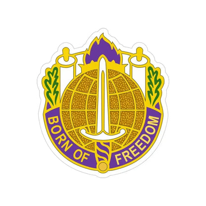 351 Civil Affairs Command 2 (U.S. Army) Transparent STICKER Die-Cut Vinyl Decal - The Sticker Space