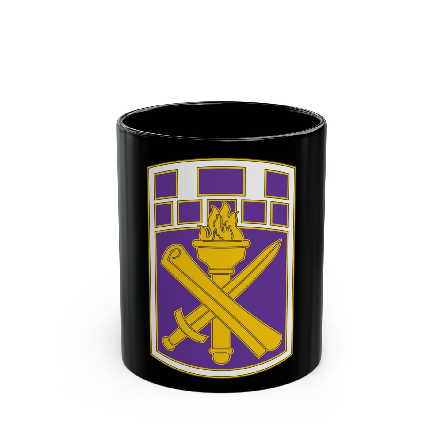 351 Civil Affairs Command 3 (U.S. Army) Black Coffee Mug-11oz-The Sticker Space