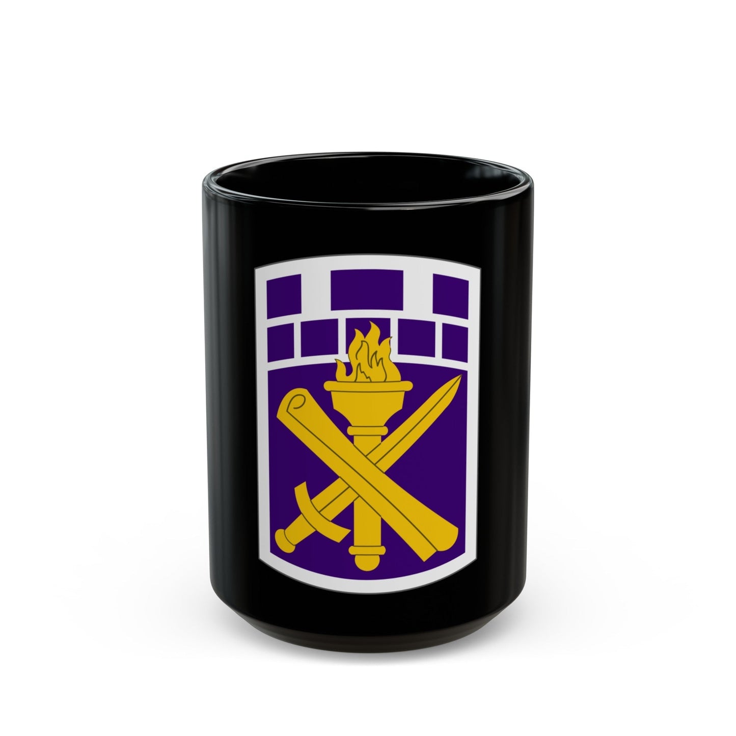 351 Civil Affairs Command (U.S. Army) Black Coffee Mug-15oz-The Sticker Space