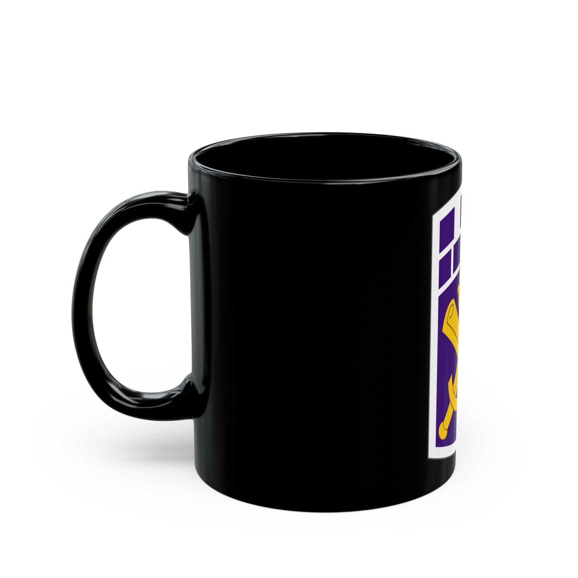 351 Civil Affairs Command (U.S. Army) Black Coffee Mug-The Sticker Space