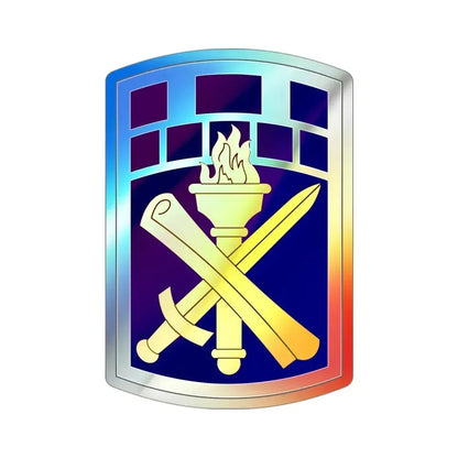 351 Civil Affairs Command (U.S. Army) Holographic STICKER Die-Cut Vinyl Decal 3 Inch Holographic - The Sticker Space