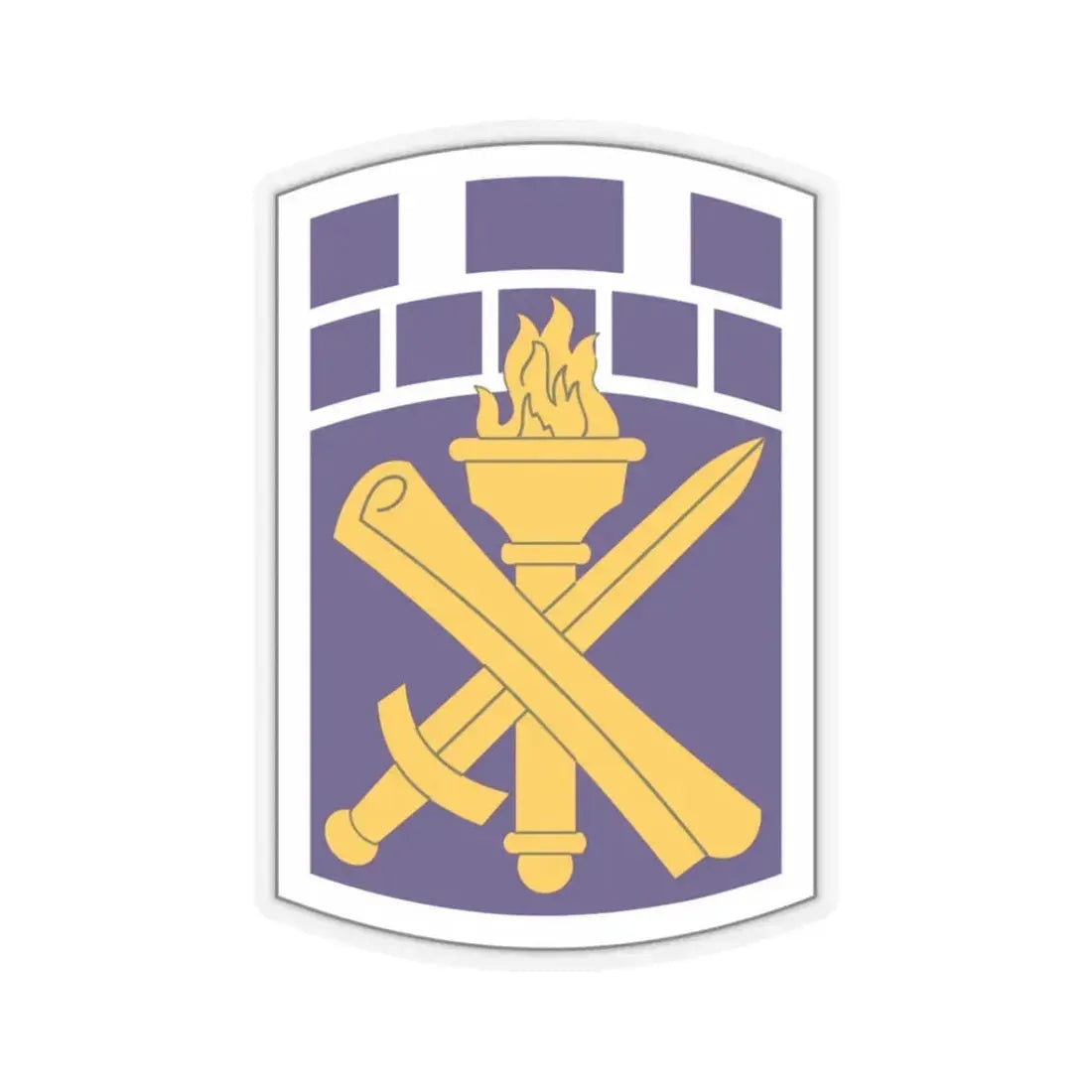 351 Civil Affairs Command (U.S. Army) STICKER Vinyl Kiss-Cut Decal 3 Inch Transparent - The Sticker Space