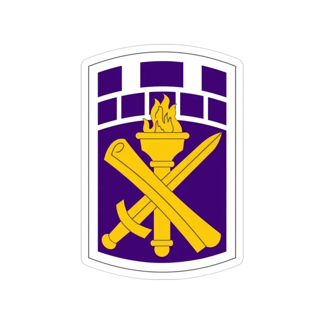 351 Civil Affairs Command (U.S. Army) Transparent STICKER Die-Cut Vinyl Decal 3 Inch - The Sticker Space