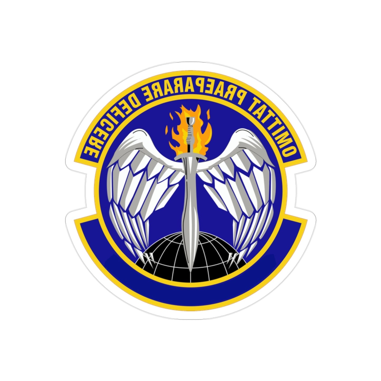 351 Special Warfare Training Squadron AETC (U.S. Air Force) REVERSE PRINT Transparent STICKER-2 Inch-The Sticker Space