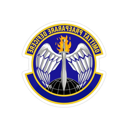 351 Special Warfare Training Squadron AETC (U.S. Air Force) REVERSE PRINT Transparent Die-Cut STICKER 4 Inch Die-Cut Transparent - The Sticker Space