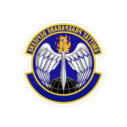 351 Special Warfare Training Squadron AETC (U.S. Air Force) REVERSE PRINT Transparent Die-Cut STICKER 5 Inch Die-Cut Transparent - The Sticker Space