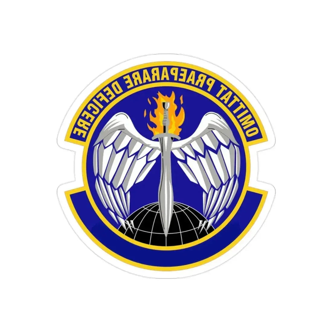 351 Special Warfare Training Squadron AETC (U.S. Air Force) REVERSE PRINT Transparent Die-Cut STICKER - The Sticker Space