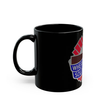 351 Surgical Hospital (U.S. Army) Black Coffee Mug-The Sticker Space