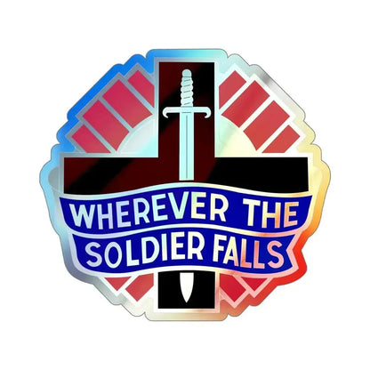 351 Surgical Hospital (U.S. Army) Holographic STICKER Die-Cut Vinyl Decal 6 Inch Holographic - The Sticker Space