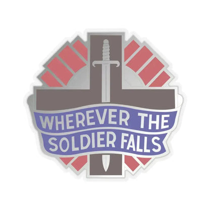 351 Surgical Hospital (U.S. Army) STICKER Vinyl Kiss-Cut Decal 4 Inch Transparent - The Sticker Space